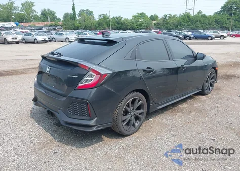 2017 Honda Civic Sport z USA, uszkodzony, nr VIN SHHFK7H47HU406180